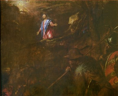 Cristo en el Jardín de los Olivos (detalle), 1562 de Tiziano Vecelli